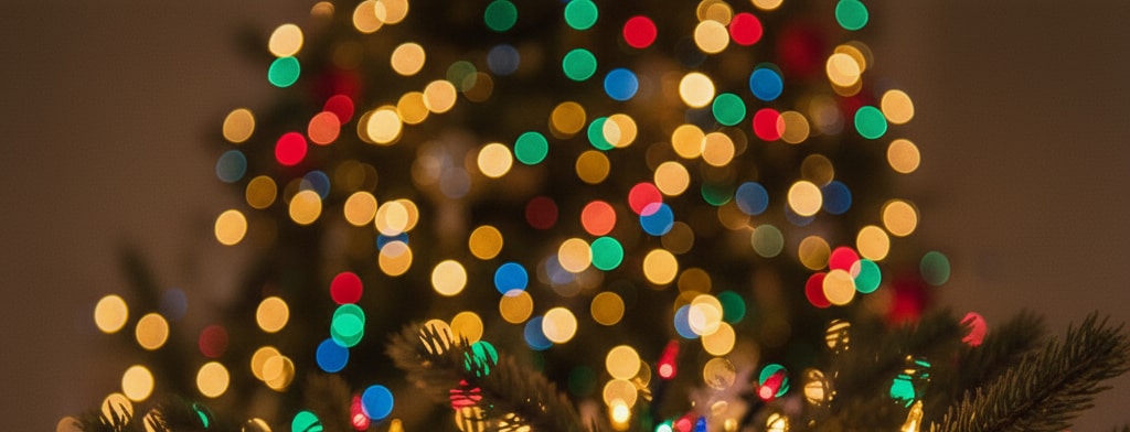 bokeh christmas lights State College